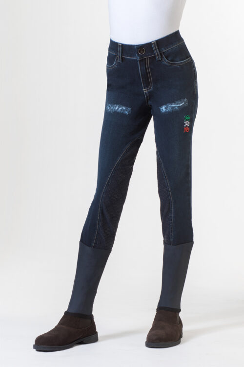J-DENIM PANTALONE DA EQUITAZIONE LIMITED GRIP BAMBINO/A