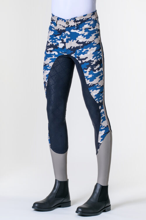 M-CAMOUFLAGE PANTALONE DA EQUITAZIONE POWER GRIP UOMO
