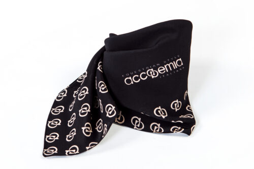 W-FOULARD IN SETA CON LOGO AI