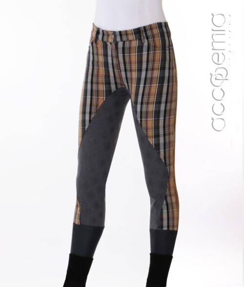 W-TARTAN PANTALONE DA EQUITAZIONE POWER GRIP DONNA